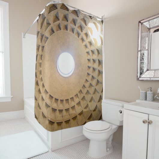 ローマのパンテ#3オン#travel #wall #art シャワーカーテン (インサイチュ)