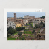 ローマのフォーラムとコロシアム ポストカード (正面/裏面)