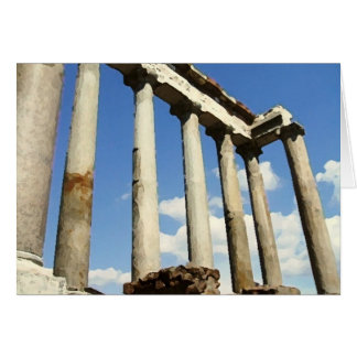 ローマのフォーラムの乾燥したブラシ