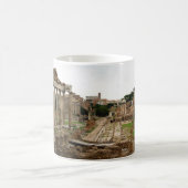 ローマのフォーラムの台なし コーヒーマグカップ (中央)