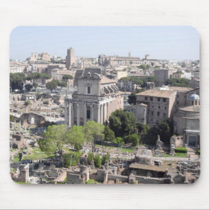 ローマのフォーラムのfomeの概観Farnese マウスパッド