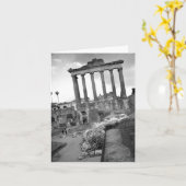 ローマのフォーラムカード カード (黄色い花)