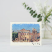 ローマのフォーラム廃墟はがき ポストカード (スタンド正面)