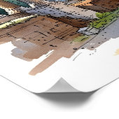 ローマのフォーラム遺跡 ポスター (角)