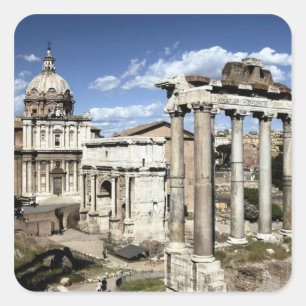 ローマのフォーラム、ローマ、イタリア スクエアシール