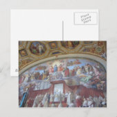 ローマのフレスコ天井画 ポストカード (正面/裏面)