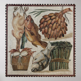 ローマのモザイクポスター24" x 25" ポスター