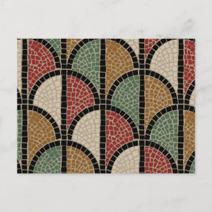 ローマのモザイク(ポンペイ) ポストカード