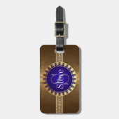 ローマのモノグラム ラゲッジタグ (正面縦)