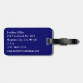 ローマのモノグラム ラゲッジタグ (裏面横)