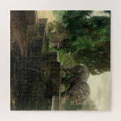 ローマのライオンの泉(H.A. Brendekilde) ジグソーパズル (横)