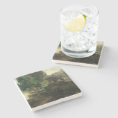 ローマのライオンの泉(H.A. Brendekilde) ストーンコースター (横)