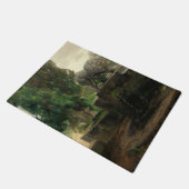 ローマのライオンの泉(H.A. Brendekilde) ドアマット (アングル)