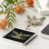 ローマのワシの銅 キーホルダー (側面)