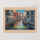 ローマのヴェネツィア水の街 ポストカード (正面)