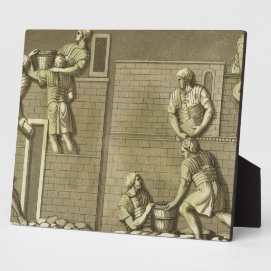 ローマの兵士建物砦、プレート21から'Le フォトプラーク (側面)