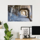 ローマの円形劇場の廊下 ポスター (ホームオフィス)