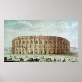 ローマの円形劇場の景色 ポスター (正面)
