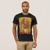 ローマの劇場のマスク Tシャツ (正面フル)