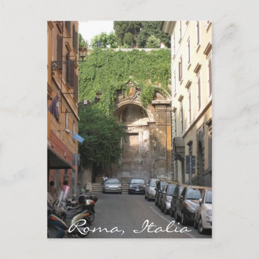 ローマの午後遅く ポストカード (正面)