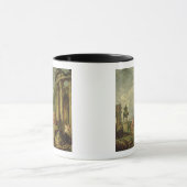 ローマの台なし1743年の中の小作人(キャンバスの油) マグカップ (中央)