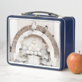 ローマの噴水おもしろい引用文 メタルランチボックス (インサイチュ)