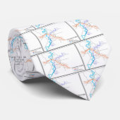ローマの地下鉄の地図 ネクタイ (ロール)