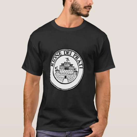ローマの地区のシンボル - プラティ地区 Tシャツ (正面)