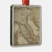 ローマの地図書の地図 メタルオーナメント (右)