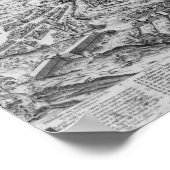 ローマの地図 ポスター (角)