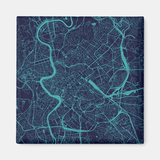 ローマの地図 マグネット (正面)