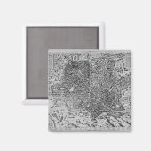 ローマの地図， 1579 マグネット (正面/裏面)