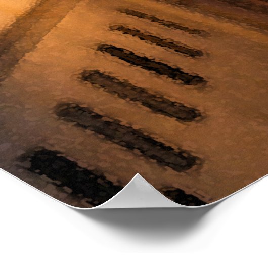 ローマの夕日 ポスター (角)