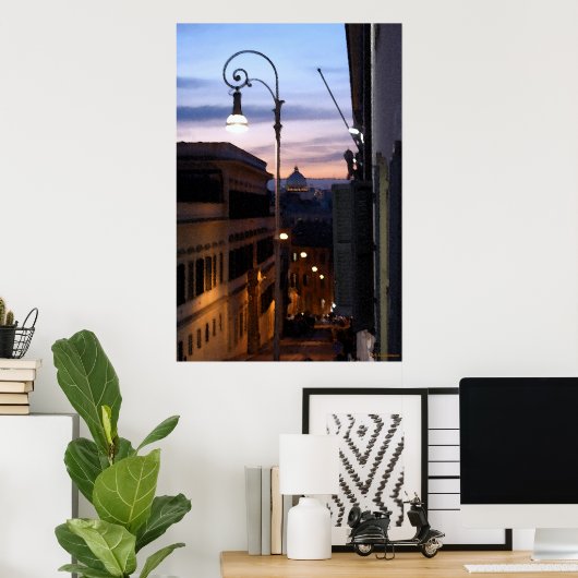 ローマの夕日 ポスター (ホームオフィス)