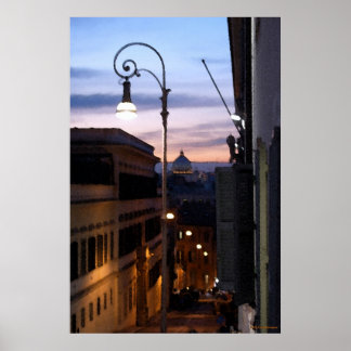 ローマの夕日 ポスター