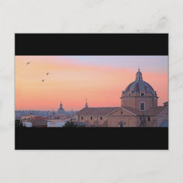 ローマの夕日 ポストカード