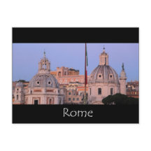 ローマの夕暮れのスカイライン