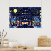 ローマの夜 – ポスター (キッチン)