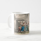 ローマの女性たちの戦い(歴史的情景) コーヒーマグカップ (正面左)