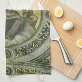 ローマの女神の正義と天使バイラファエル キッチンタオル (四つ折り)