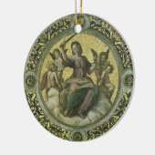 ローマの女神の正義と天使バイラファエル セラミックオーナメント (左)