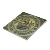 ローマの女神の正義と天使バイラファエル タイル (側面)