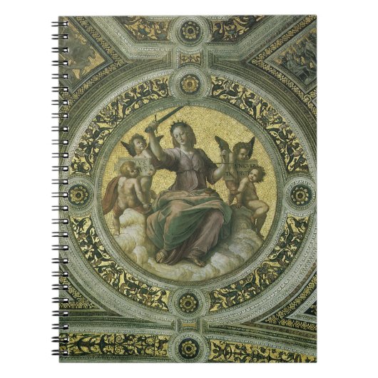 ローマの女神の正義と天使バイラファエル ノートブック (正面)