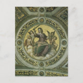 ローマの女神の正義と天使バイラファエル ポストカード (正面)