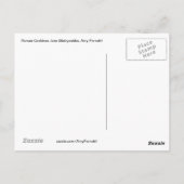 ローマの女神ジュノー マトリョーシュカ ポストカード (裏面)