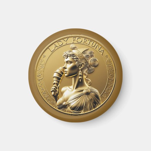 ローマの女神フォーチュナの女神 マグネット (正面)