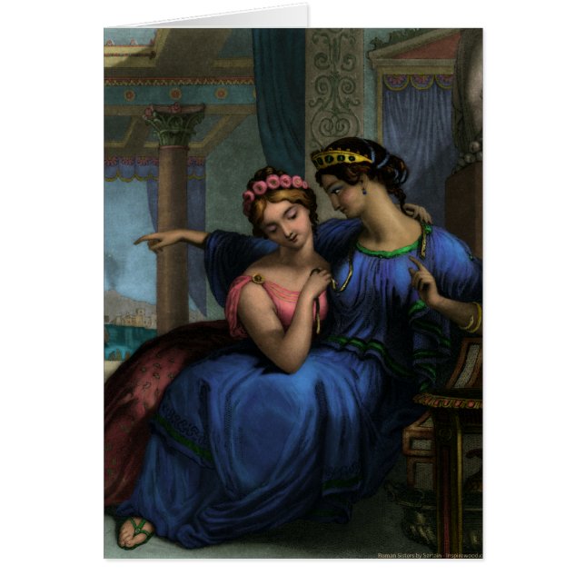 ローマの姉妹カード (正面)