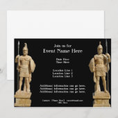 ローマの彫像 招待状 (正面/裏面)