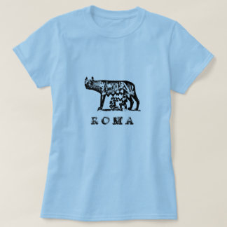 ローマの彼女オオカミの女性のT Tシャツ