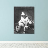 ローマの慈善団体 キャンバスプリント (インサイチュ (ウッドフロア))